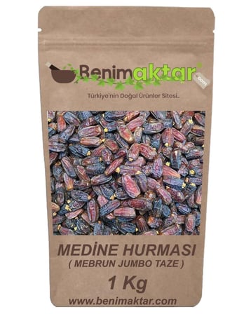 BenimAktar Medine Hurması Lüks Mebrun Duble Yeni Mahsül 1 Kg