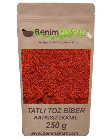 BenimAktar Toz Tatlı Biber Maraş Yeni Mahsül 250 Gr