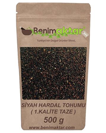 BenimAktar Hardal Tohumu Siyah Yeni Mahsül 500 Gr