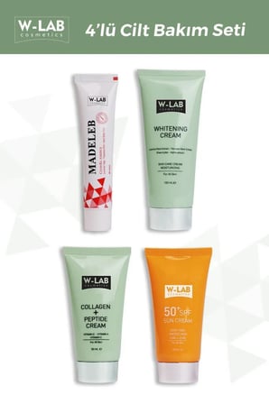 W-Lab Cosmetics  Cilt Bakım Seti 4 lü Süper Set