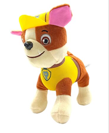 Paw Patrol Peluş Rubble Paw Patrol Karakterlerinden Oyuncak Peluş Rubble 22cm.