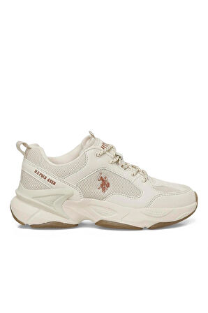 U.S. Polo Assn. MAYBE WMN 5FX BEJ Kadın Sneaker