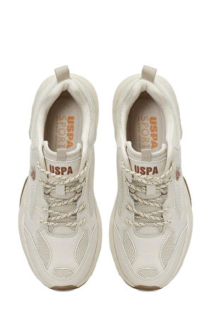U.S. Polo Assn. MAYBE WMN 5FX BEJ Kadın Sneaker