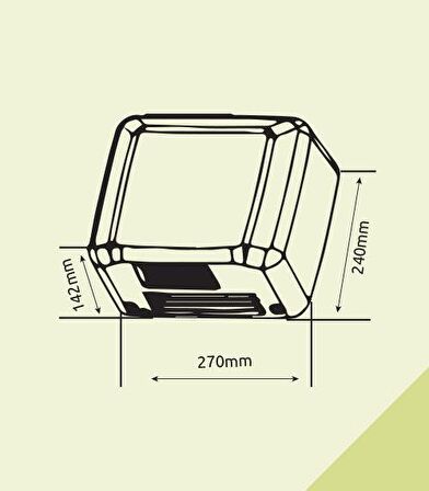 Omnipazar Xinda GSQ250A Fotoselli El Kurutma Makinesi 2500w Paslanmaz Çelik