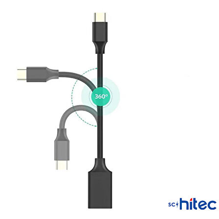 Global Type-C to UsbA 3.0 OTG Dönüştürücü Adaptör 20cm WNE1141