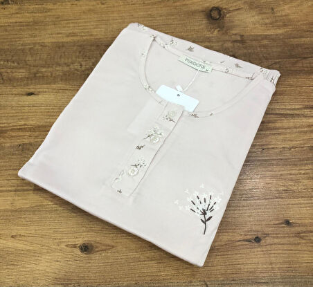 Pijadore Kadın Viskon Uzun Kollu Pijama Takımı 1916