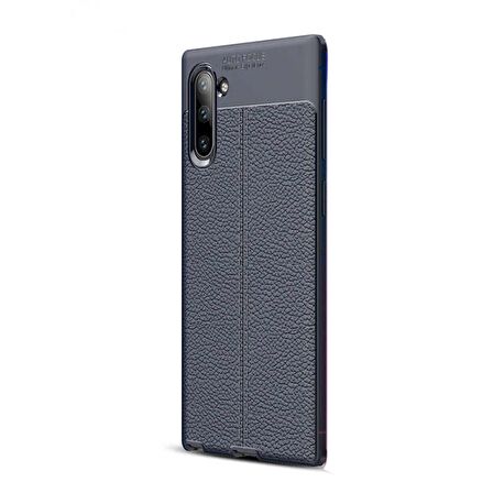Gpack Samsung Galaxy Note 10 Kılıf Niss Silikon Deri Görünümlü