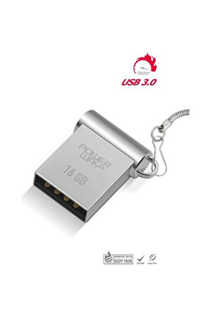 Powerway 16 Gb Usb 3.0 Metal Mini Usb Flash Bellek