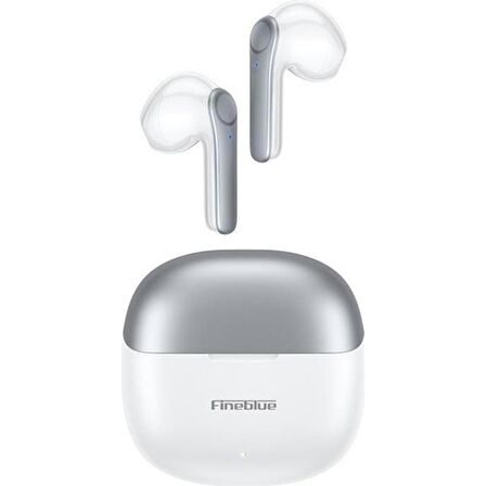 Fineblue M8 Beyaz Kablosuz Kulakiçi Bluetooth Kulaklık  Vrs. 5.3 