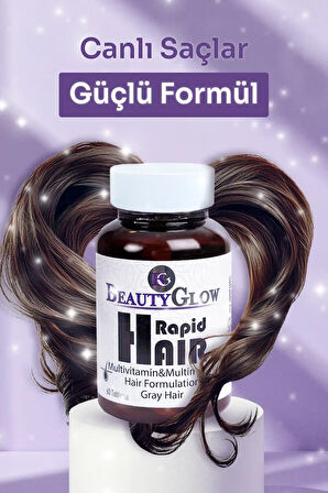 BEAUTYGLOW Rapid Hair – Multivitamin & Multimineral Saç Formülü