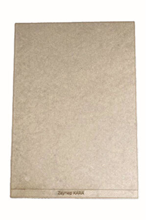 Kişiselleştirilebilir Duralit MDF Resim Altlığı Ham MDF 35x50cm  3mm Levha  