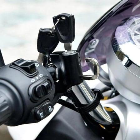 Motosiklet Bisiklet Scooter Universal Kilit Aksesuar Poşet Tutacağı Metal Gidon Bağlantılı