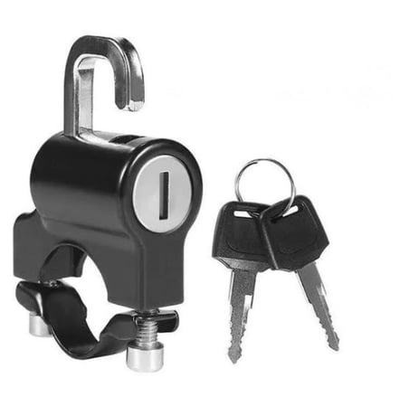 Motosiklet Bisiklet Scooter Universal Kilit Aksesuar Poşet Tutacağı Metal Gidon Bağlantılı