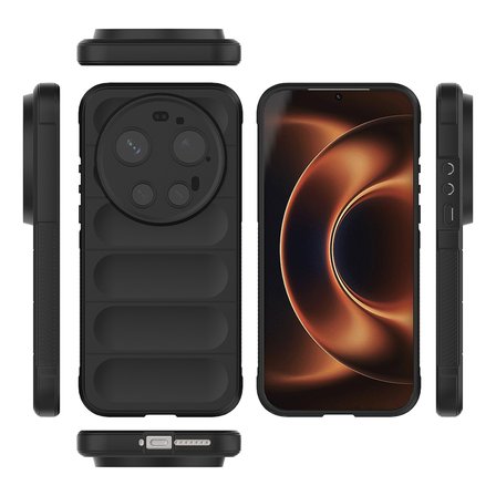 Xiaomi 17 Ultra Kılıf Esnek TPU Oyuklu Arka Yüzey Tasarımlı Etnik Silikon Kapak