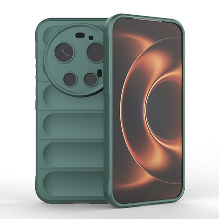 Xiaomi 17 Ultra Kılıf Esnek TPU Oyuklu Arka Yüzey Tasarımlı Etnik Silikon Kapak