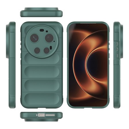 Xiaomi 17 Ultra Kılıf Esnek TPU Oyuklu Arka Yüzey Tasarımlı Etnik Silikon Kapak