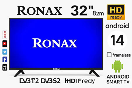 Ronax 32" 82 Ekran Android Smart LED TV