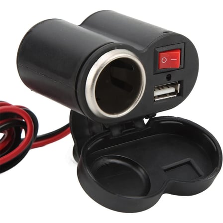 PM-20493 DC 12-45V MOTOSİKLET ÇAKMAKLIK USB ŞARJ SOKETİ