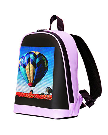 Reyo PixelBag Mini Led Çocuk Çantası Pembe