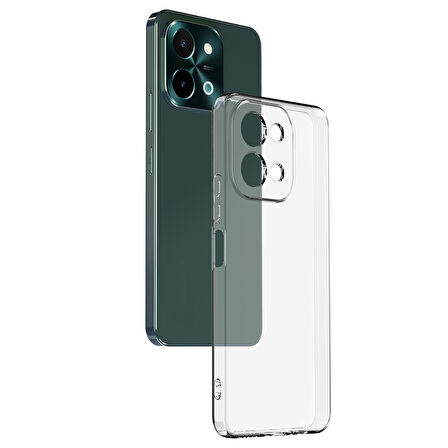 Vivo Y28 Kılıf Kamera Korumali Süper Silikon Kapak