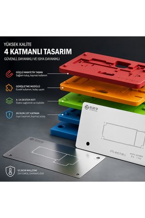 ZX-01 Orta Katman BGA Lehimleme Platformu | iPhone X - 14 Serisi