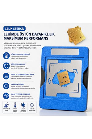 Üniversal CPU Reballing Sabitleme ve Lehimleme Platformu (A9 - A15 Uyumlu)