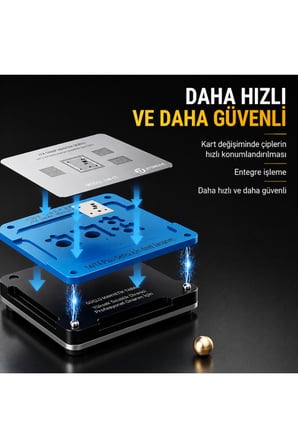 iPhone 8 - 15 Pro Max Uyumlu Anakart Birleştirme Kalıp Seti