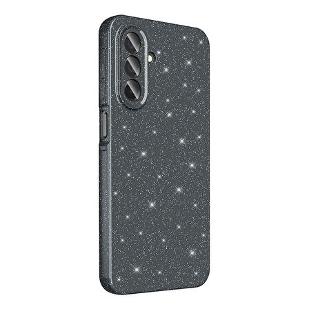 Galaxy A26 Kılıf Kamera Korumalı Simli Parıltılı Lüks Silikon