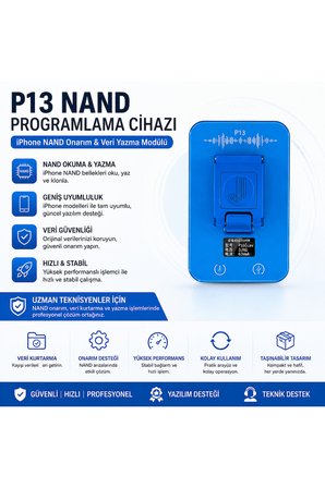 P13 NAND Programlama Cihazı - IPHONE NAND ONARIM VE VERİ YAZMA MODÜLÜ