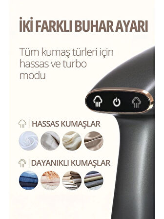 Kiwi Ksı-670N 1800W Portatif Buharlı Kırışıklık Giderici - Paslanmaz Çelik Buhar Çıkışı