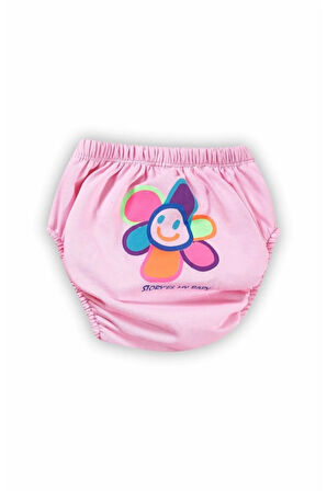 Popees Kız Bebek Alıştırma Külodu 3'lü Set Renkli