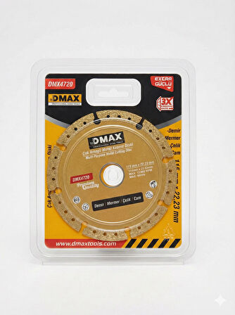 KALİTE DMAXÇok Amaçlı Metal Kesme Diski 115x22.23mm DMX4720