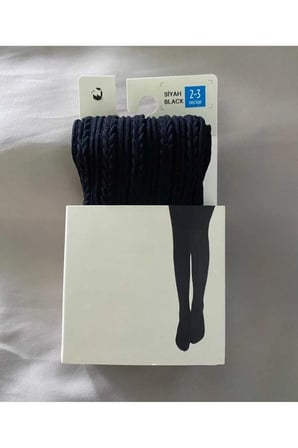 5 Adet Desenli Okul & Günlük Külotlu Çorap Knit Ted 80 Den Konfor Mevsimlik Renkli Çorap