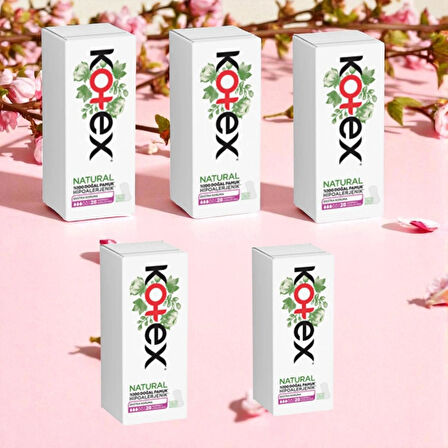 Kotex Natural Normal Günlük Ped 28'li %100 Doğal Pamuk 4 ADET