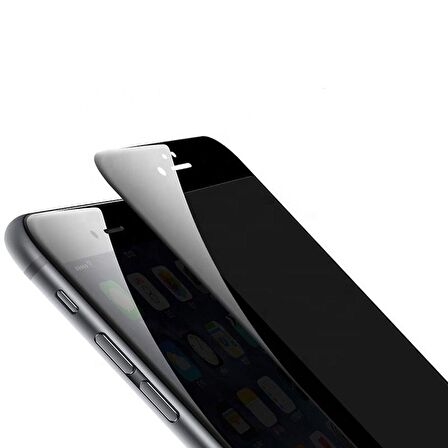 İphone 14 Plus Parlak Hayalet Prıvacy Seramik Esnek Ekran Koruyucu 