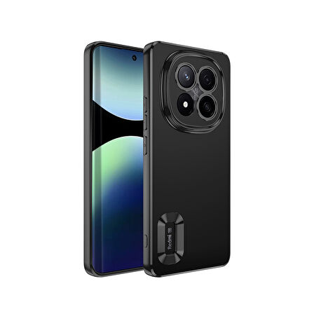 Redmi Note 14 Pro Plus Kılıf Köşeleri Renkli Şeffaf Kamera Korumalı Silikon Luxury Kapak