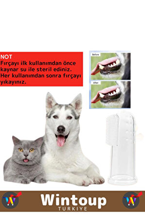 Özel Üretim Yumuşak Tasarım Yüksek Kaliteli Kedi Köpek Diş Fırçası Diş Kaşıma Ağız Bakım Fırçası