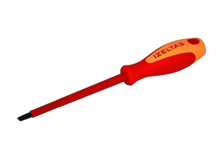 İzeltaş 4140 17 4100 4x100 Elektrikçi İzoleli Düz Tornavida1000 V