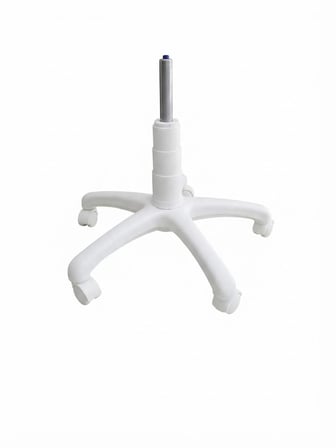 Beyaz Plastik Yıldız Ayak ve Piston Seti