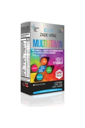 Zade Vital Multivitamin 30 Kapsül