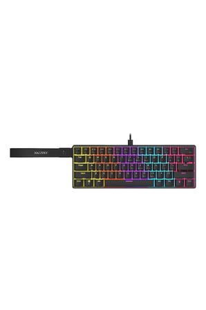 NK61 Red Switch Kablolu Hot-Swap Klavye-Rainbow Aydınlatma-Taşıma Bandı