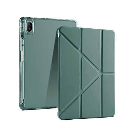 Huawei Matepad SE 11 Kılıf Tri Folding Kalem Bölmeli Standlı Kılıf