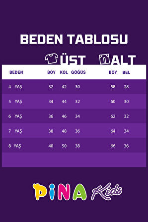 Kız Çocuk Çiçek Baskılı Eşofman Takımı ESF.0085