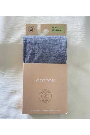 Kül Melanj Cotton Kadın Külotlu Çorap Pamuklu & Mat 60 Den Pantyhose