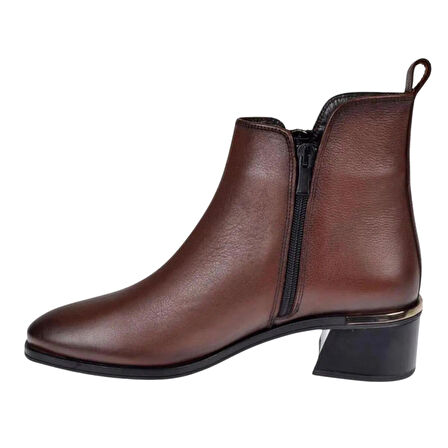 Castle Black 9780-1 Günlük Hakiki Deri Kadın Bot