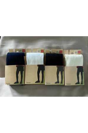 Pamuklu 4'LÜ Kız Çocuk Cotton Renkli Külotlu Çorap