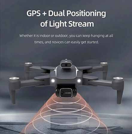 Drone 968 Lazer Sensör Optik Akış Önleme HD Çift Kamera Fırçasız Motor Profesyonel Drone 