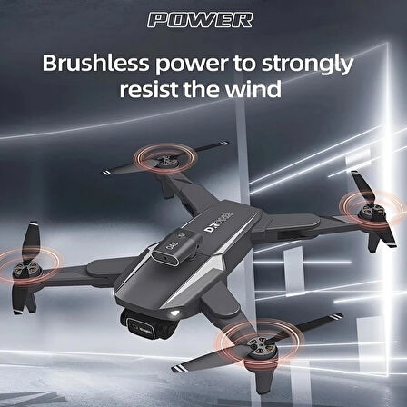 Drone 968 Lazer Sensör Optik Akış Önleme HD Çift Kamera Fırçasız Motor Profesyonel Drone 