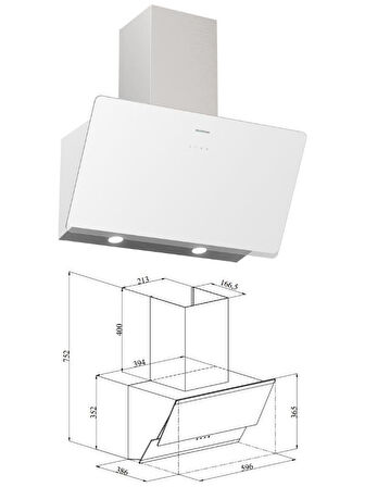 Silverline Beyaz Ankastre Set (CS5700E6W01 Ocak/S2-BO6502W02 Fırın/3457 Soho Davlumbaz)