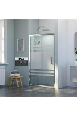 İmaj Banyo Mode İce A-5 İki Duvar Arası 1 Sabit 1 Sürgü Duşakabin